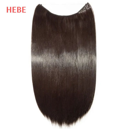 Aplique Invisível SimpleHair™ - [LISO] - Marrom Escuro