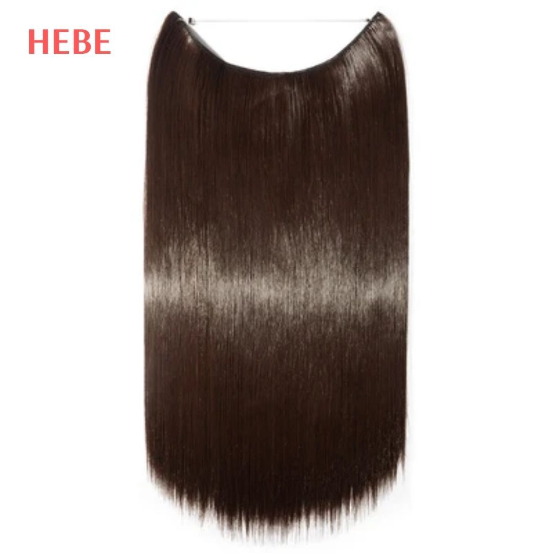 Aplique Invisível SimpleHair™ - [LISO] - Marrom Médio