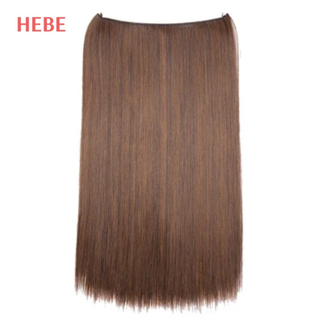 Aplique Invisível SimpleHair™ - [LISO] - Castanho Mechado