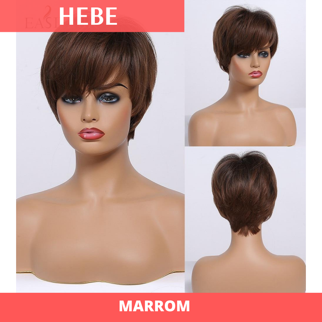 Peruca Lace Front Cut Joãozinho - Fibra Premium