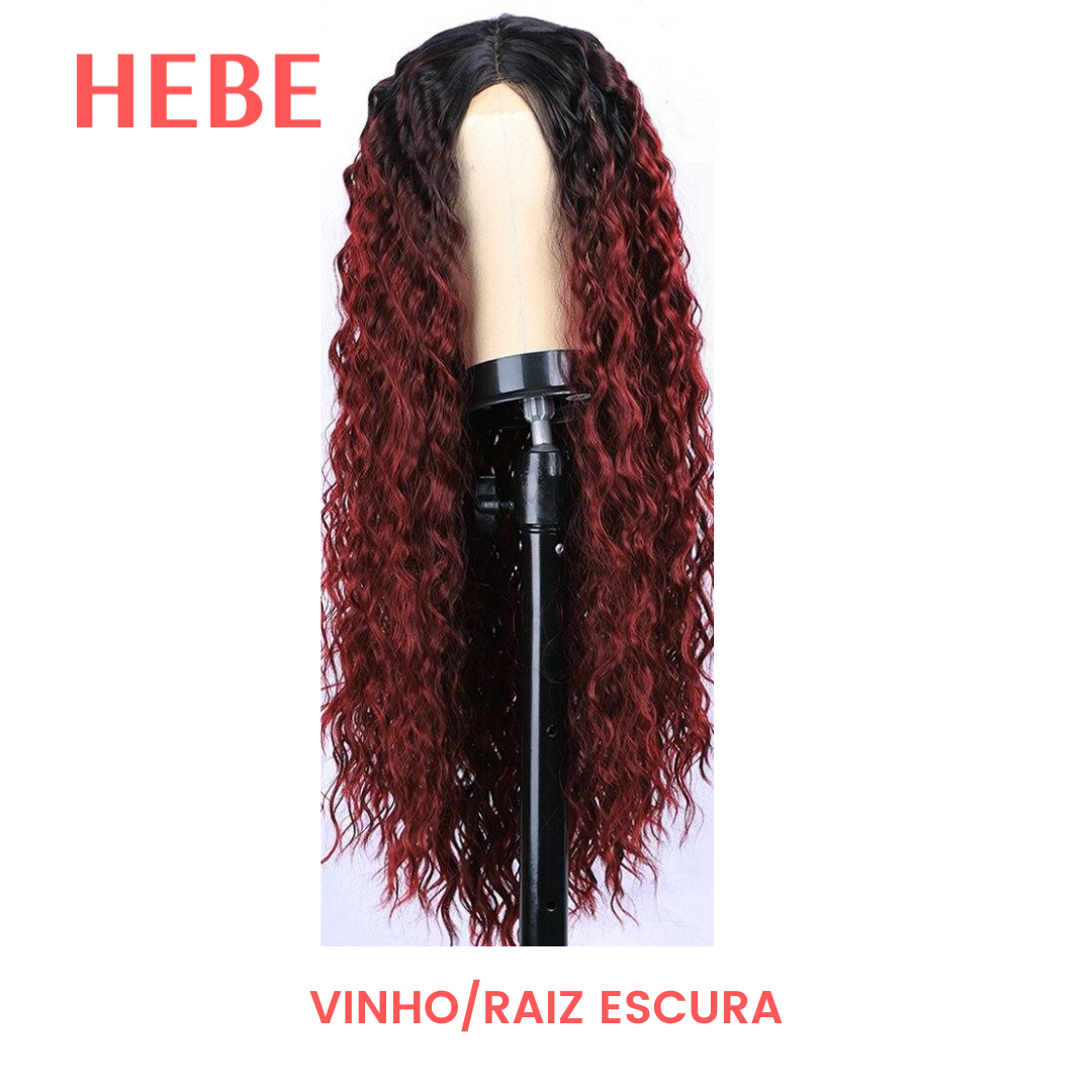 Peruca Lace Front Cacheada - Fibra Premium