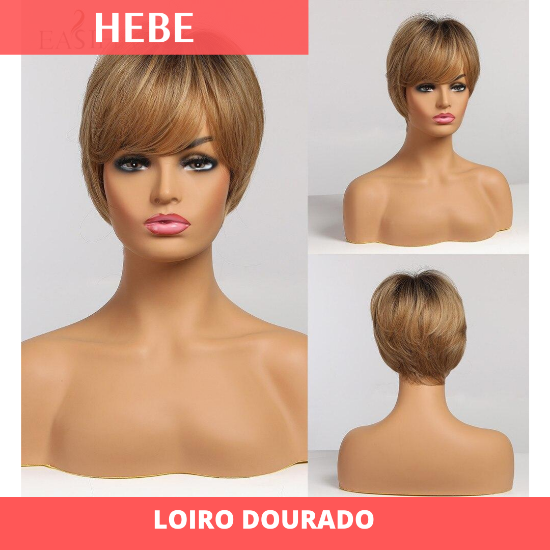 Peruca Lace Front Cut Joãozinho - Fibra Premium