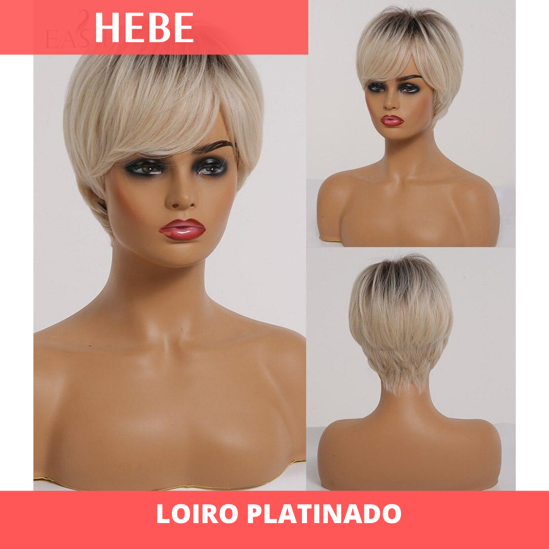 Peruca Lace Front Cut Joãozinho - Fibra Premium