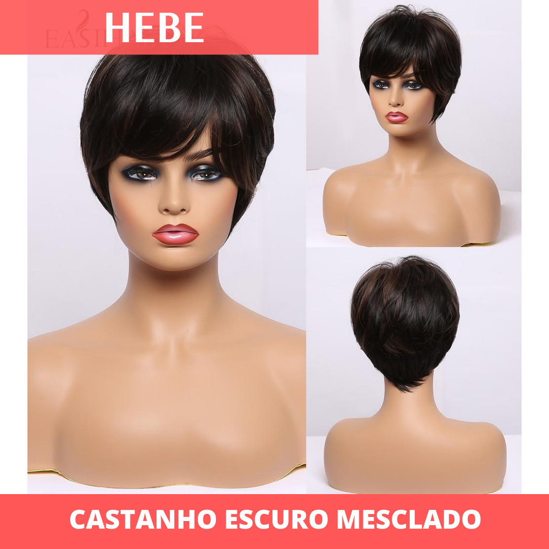 Peruca Lace Front Cut Joãozinho - Fibra Premium