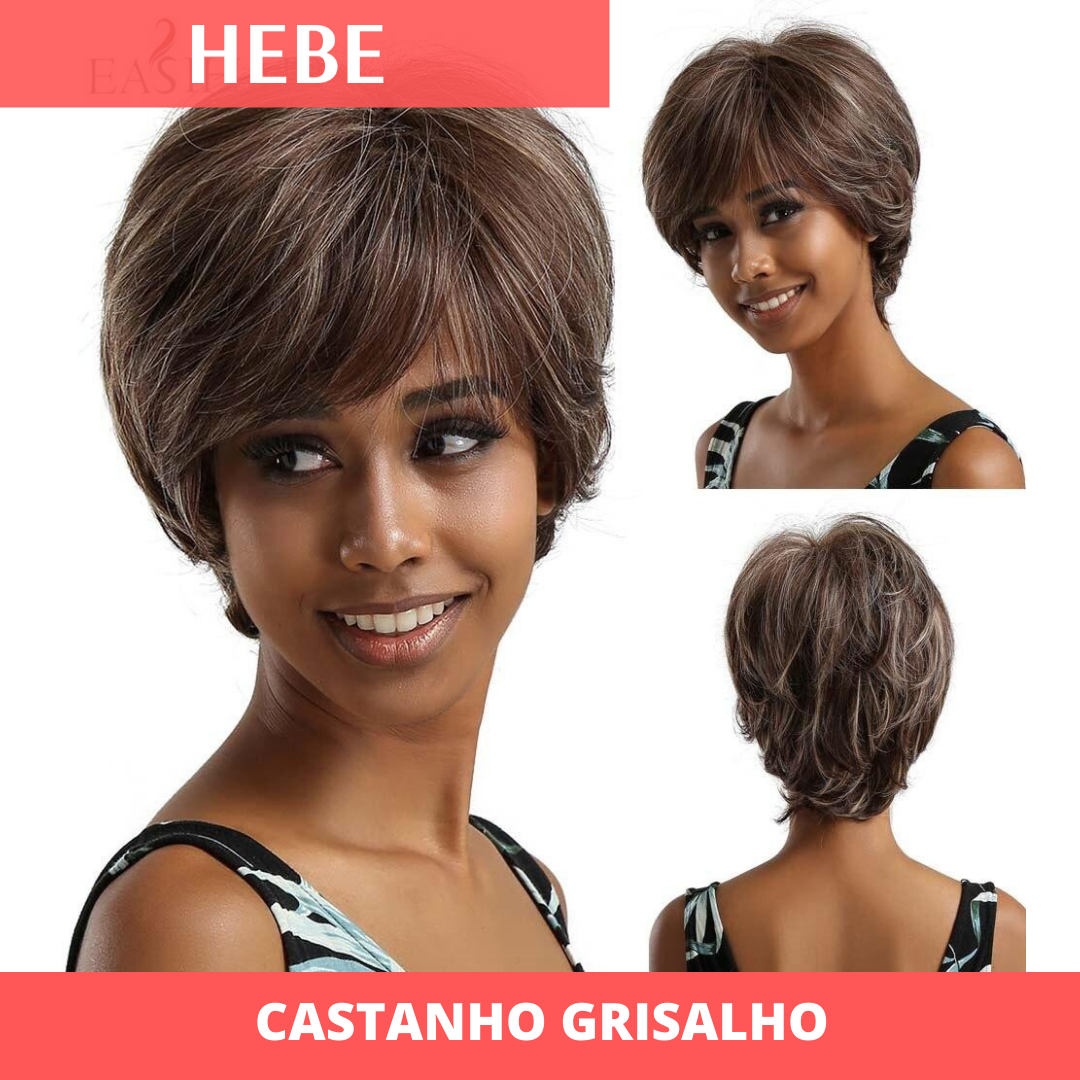 Peruca Lace Front Cut Joãozinho - Fibra Premium