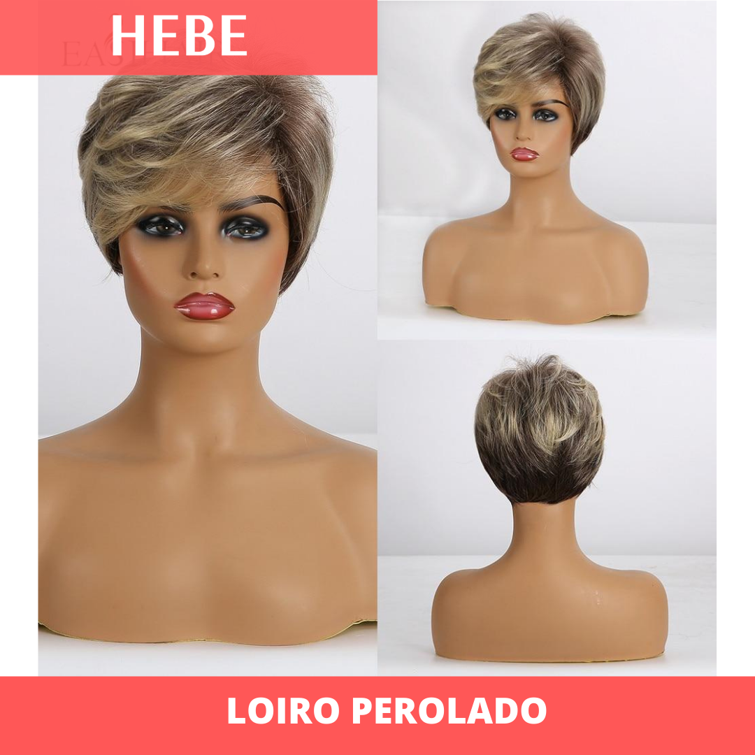 Peruca Lace Front Cut Joãozinho - Fibra Premium