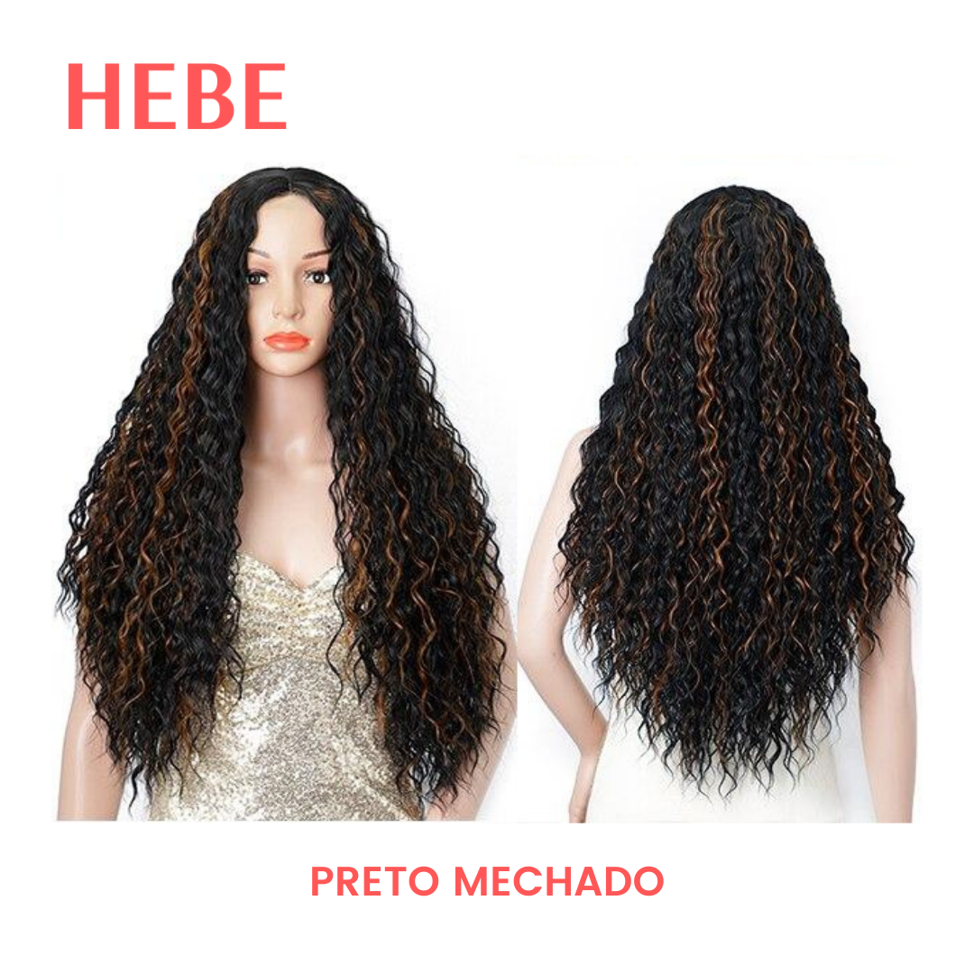 Peruca Lace Front Cacheada - Fibra Premium