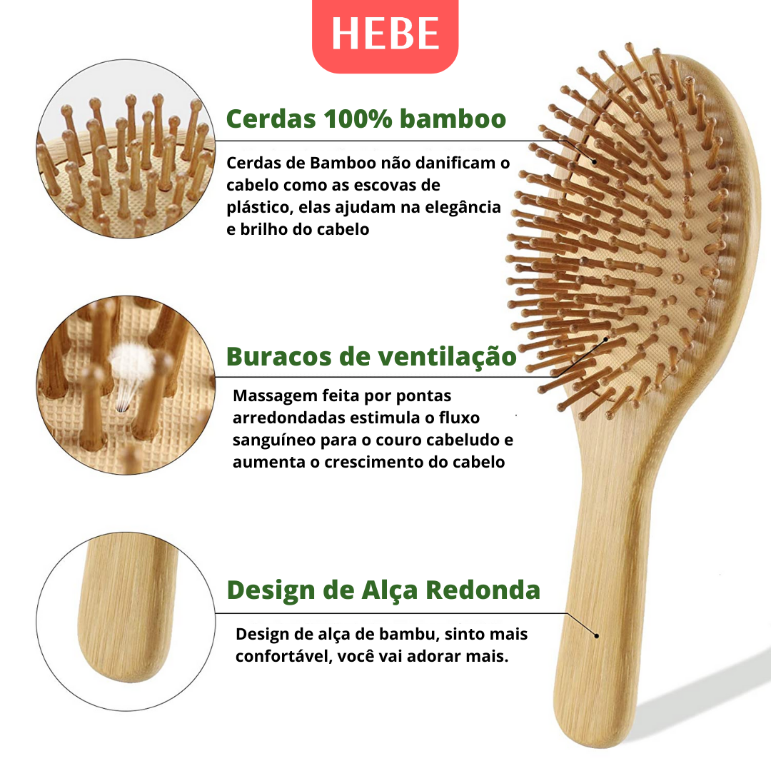 Anti-estática, Frizz, Desembaraça e Massageia