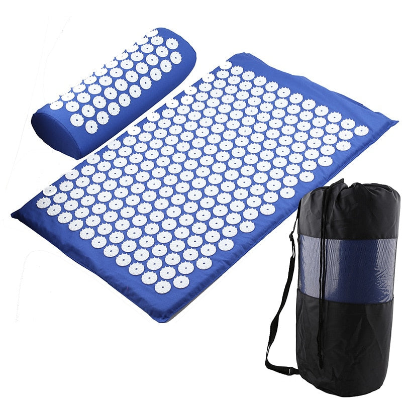 Kit Tapete Massageador Acupressão Relaxing™️ + Almofada e Bolsa de Brinde