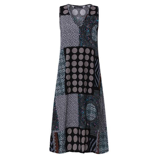 Vestido Boho Casual  Art - Disponível do P ao 5G Plus Size* - Loja HEBE