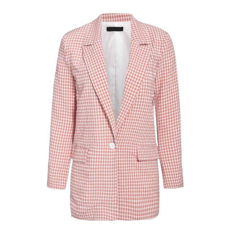 Blazer Rosa Xadrez - Loja HEBE